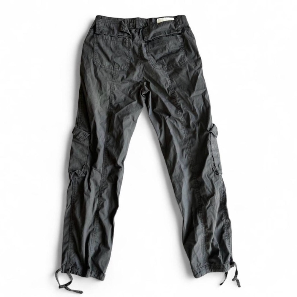 Y2K cute charcoal grey cargo pants with multiple pockets - Picture 3 of 4